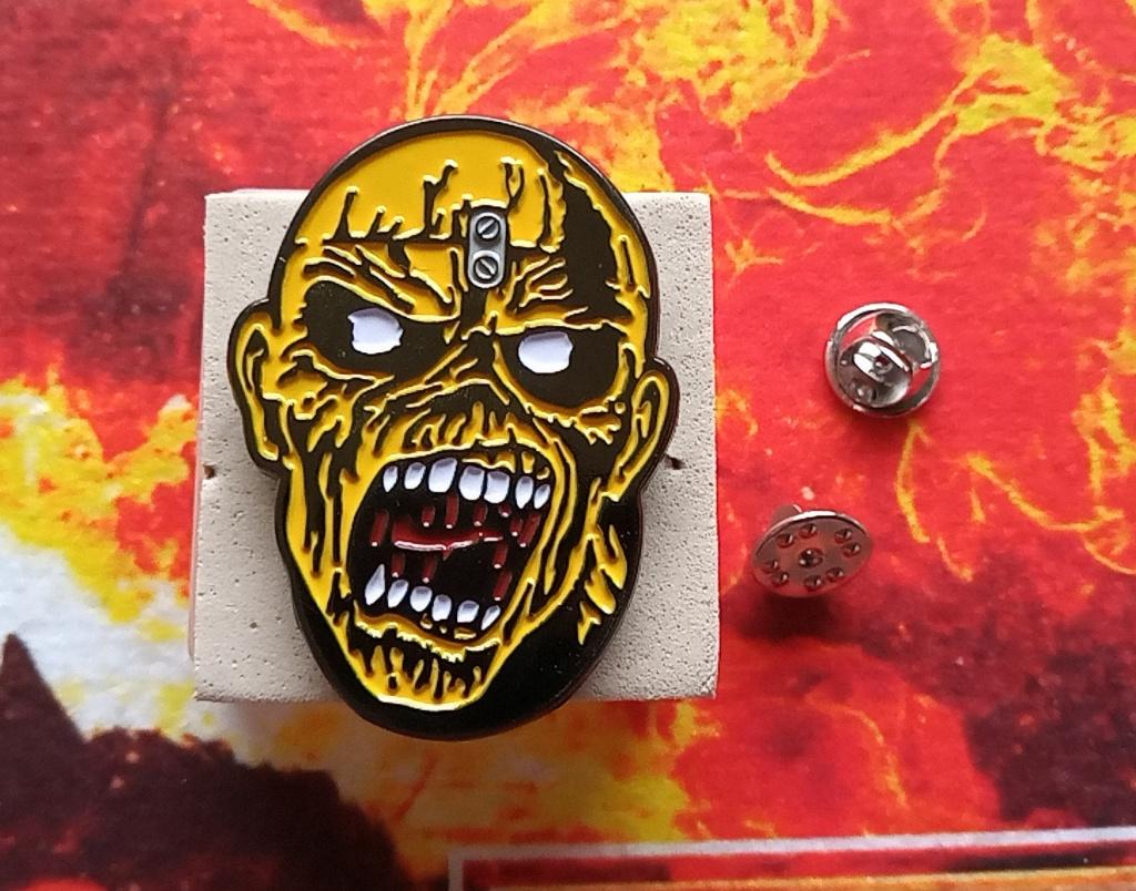 Iron Maiden prachtige Piece of Mind Eddie pin speld  n1, Verzenden, Nieuw, Overige typen