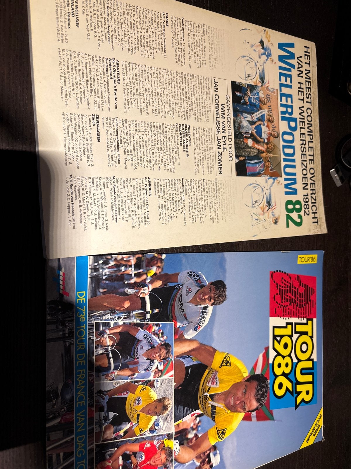 Wielerpodium 1982 & Tour 1986 Magazine, Ophalen of Verzenden, Gelezen, Lopen en Fietsen