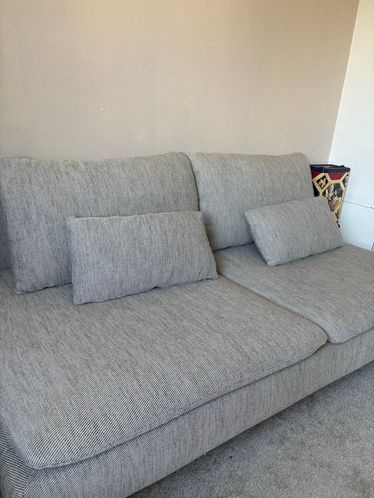 IKEA Söderhamn 3-zitsbank, Viarp beigebruin, 186 breed, 150 tot 200 cm, Tweepersoons, 75 tot 100 cm, Ophalen of Verzenden