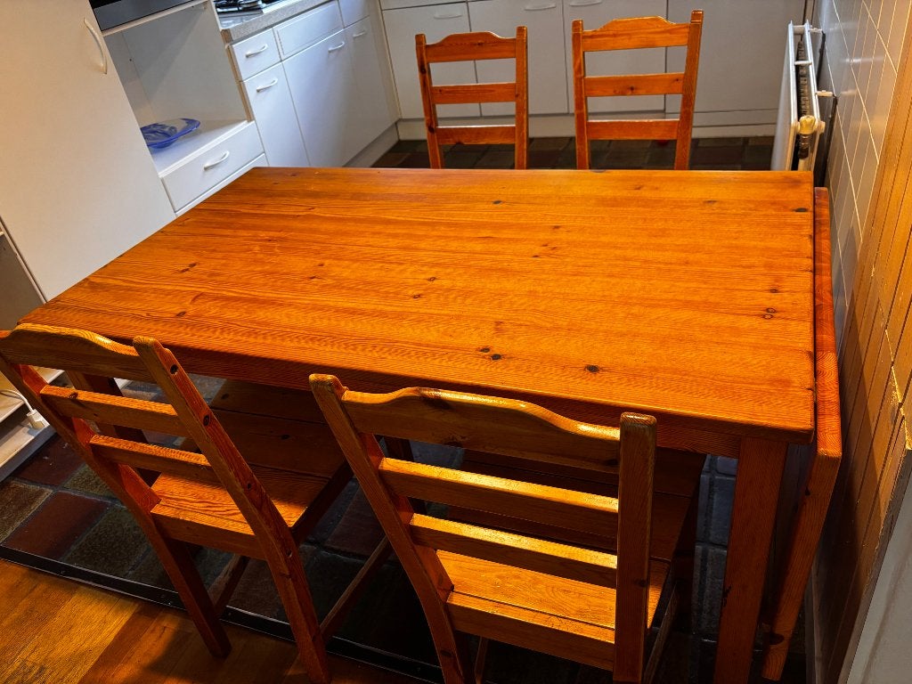 Eettafel, Ophalen, Gebruikt, 100 tot 150 cm, 50 tot 100 cm