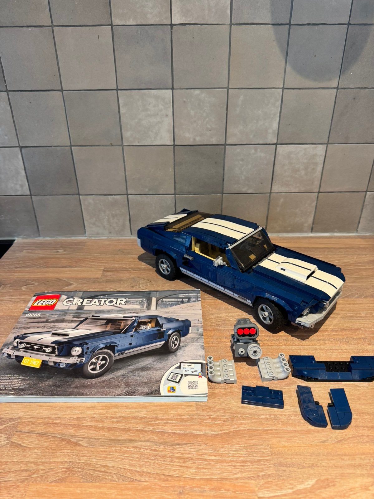 Lego Creator Expert Ford Mustang (10265), Kinderen en Baby's, Speelgoed | Duplo en Lego, Ophalen of Verzenden, Zo goed als nieuw