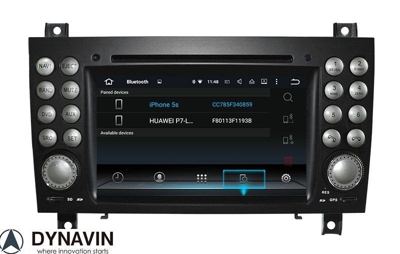 mercedes slk autoradio navigatie carplay android auto usb, Ophalen of Verzenden, Dynavin, VERKOOP@INBOUWNAVIGATIE.COM, Oberonweg 262 3208pg