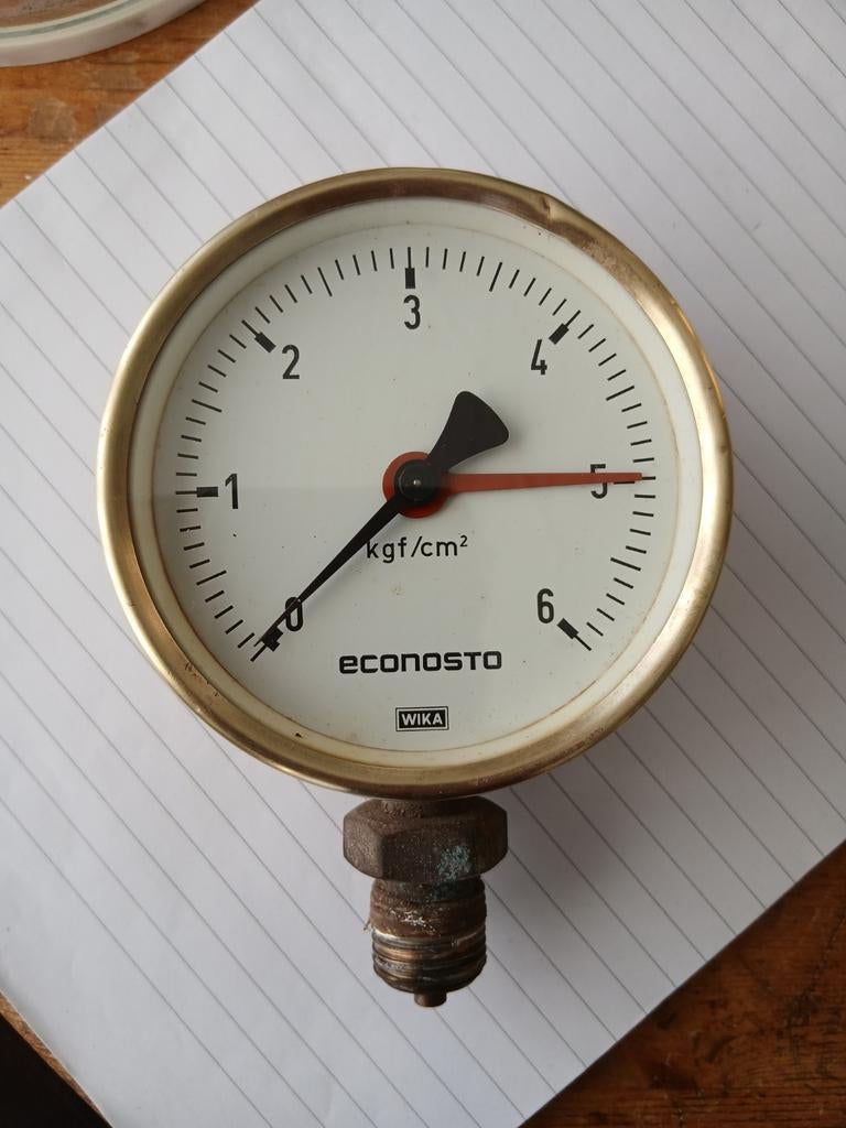 Oliedrukmeter Drukmeter opduwer sleepboot stationaire motor, Watersport en Boten, Ophalen, Motor en Techniek