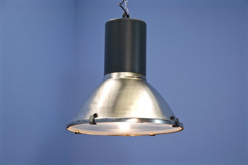 fabriekslamp industrielamp oude industriele fabriekslampen, Ophalen of Verzenden, Gebruikt
