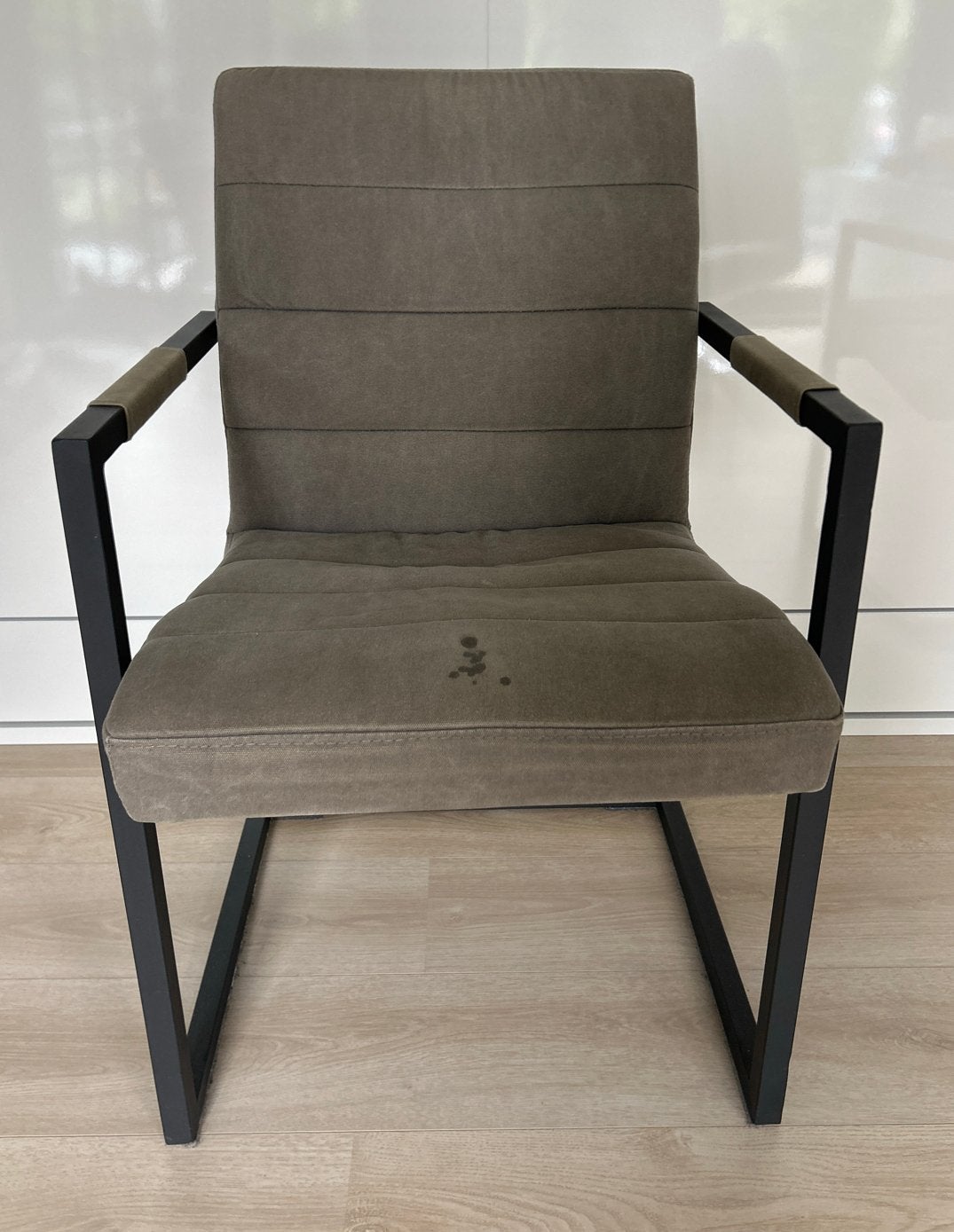 Eetkamerstoelen met armleuningen, Ophalen, Gebruikt, Overige kleuren, Metaal