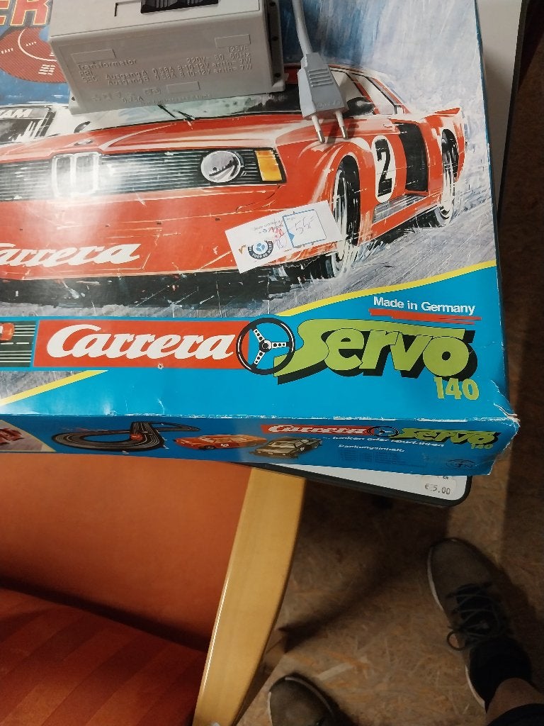 Carrera Servo 140 Racebaan - 2e hands getest, Carrera, Ophalen of Verzenden, Elektrisch, Racebaan