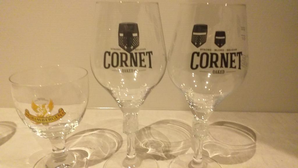 Cornet bierglazen, Ophalen