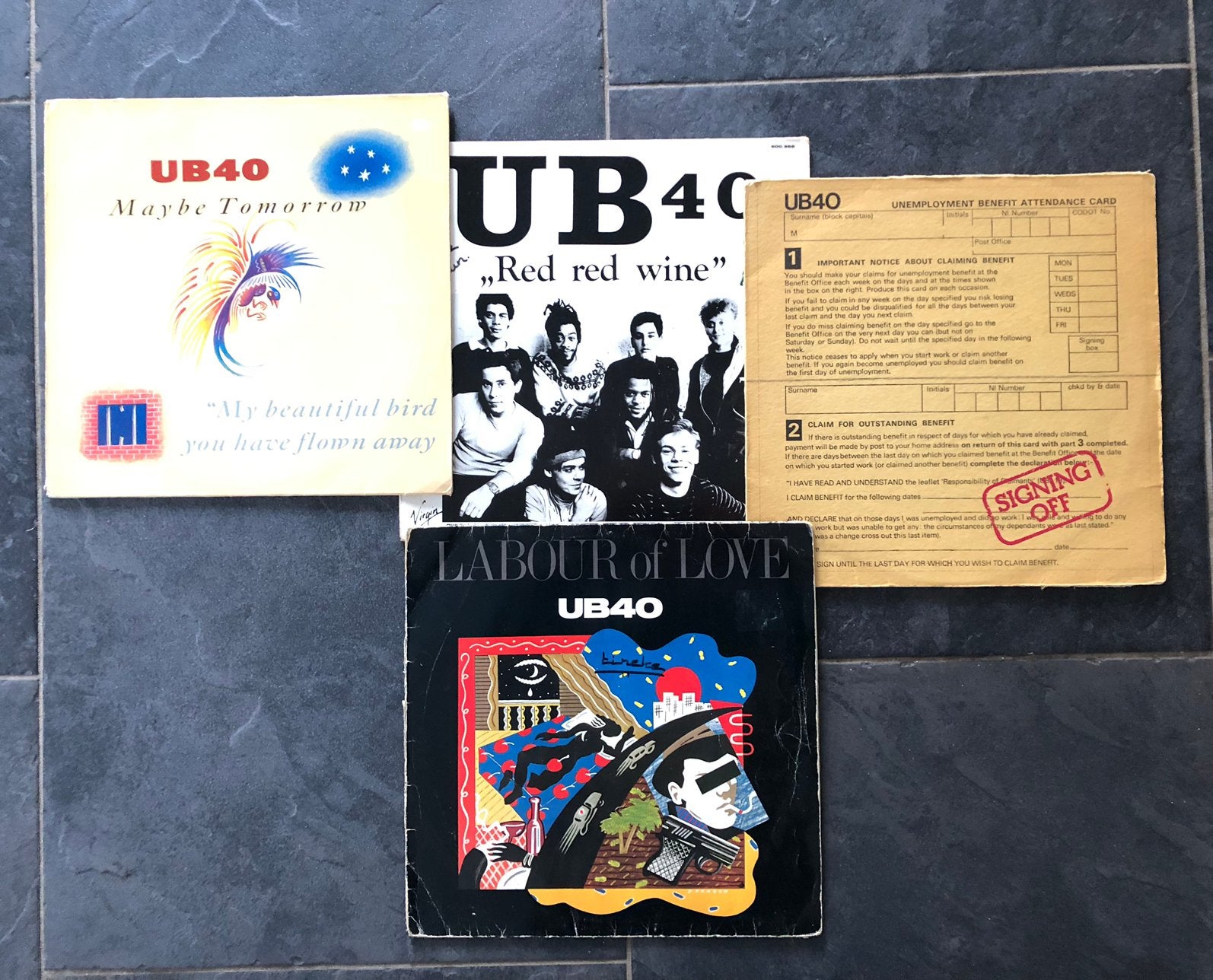 4 lp’s UB40, Ophalen, Gebruikt, LP