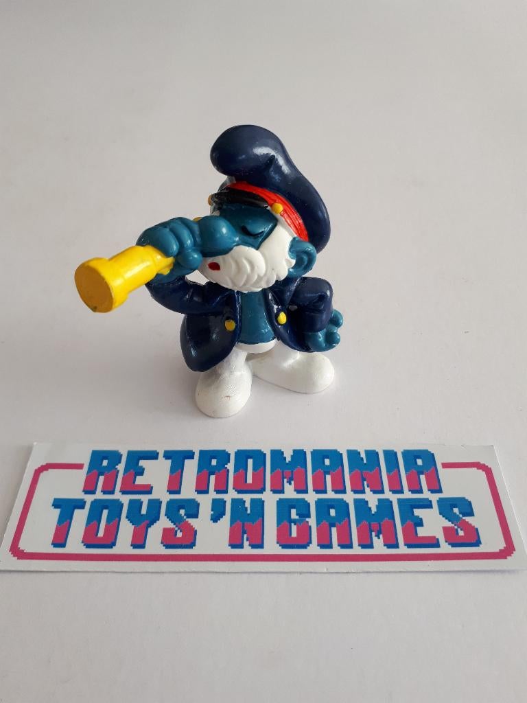 smurfen - grote smurf als kapitein (blauwe jas), Verzamelen, Smurfen, Grote Smurf, -, Verzenden, -