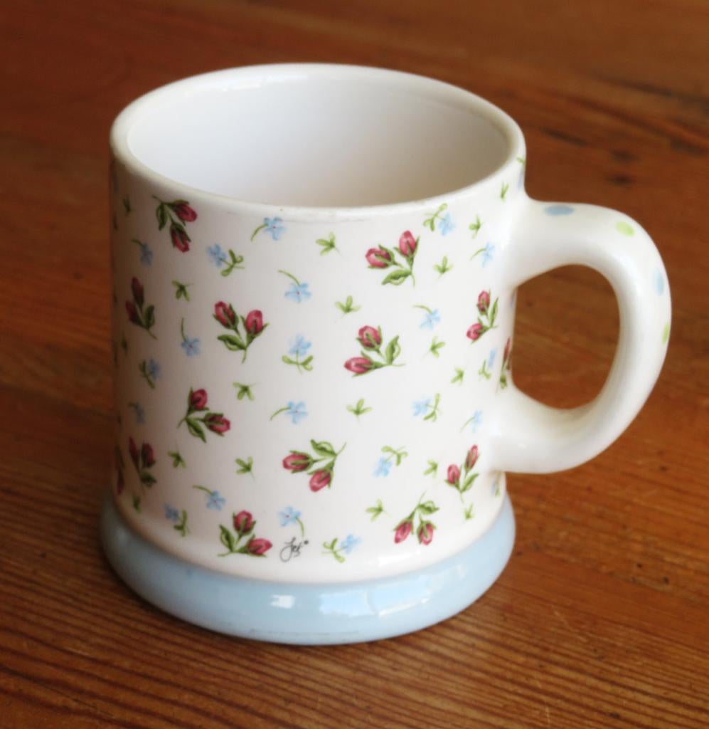 Theekop Jet by ter Steege speciaal voor Douwe Egberts, Ophalen of Verzenden, Zo goed als nieuw, Bord(en), Wedgwood