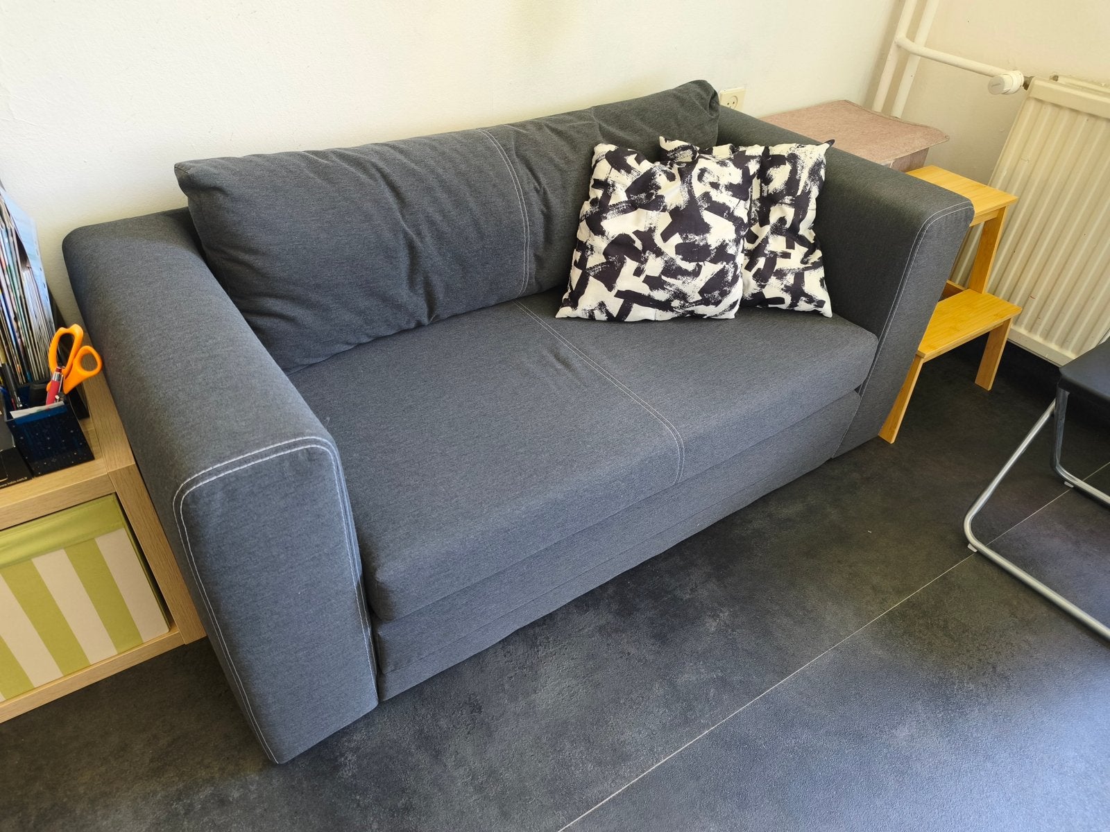 Compacte couch / slaapbank - Ideaal voor kleine ruimtes, Ophalen, Gebruikt, Eenpersoons, Overige maten