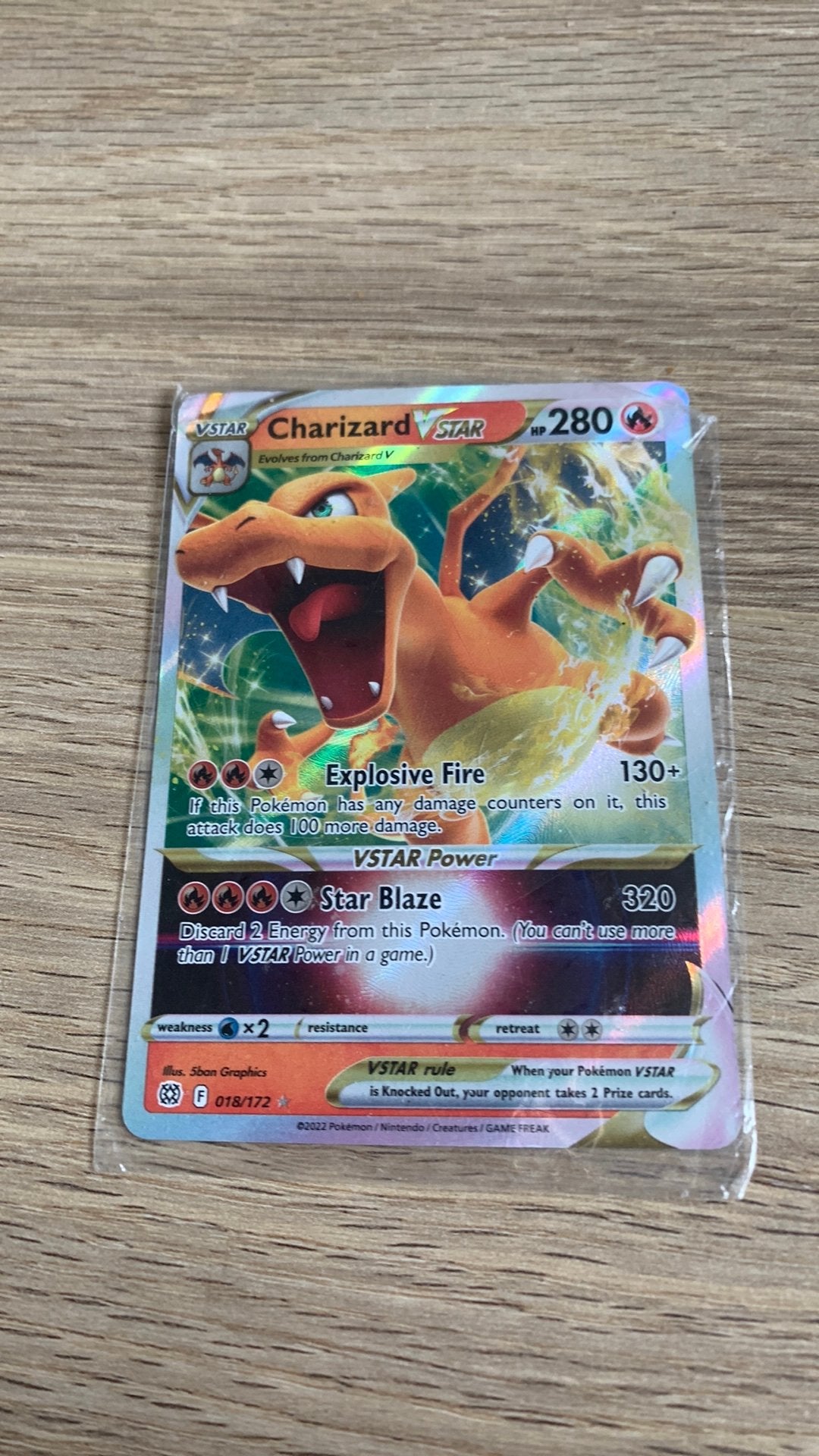 Charizard Vstar, Ophalen, Nieuw, Foil