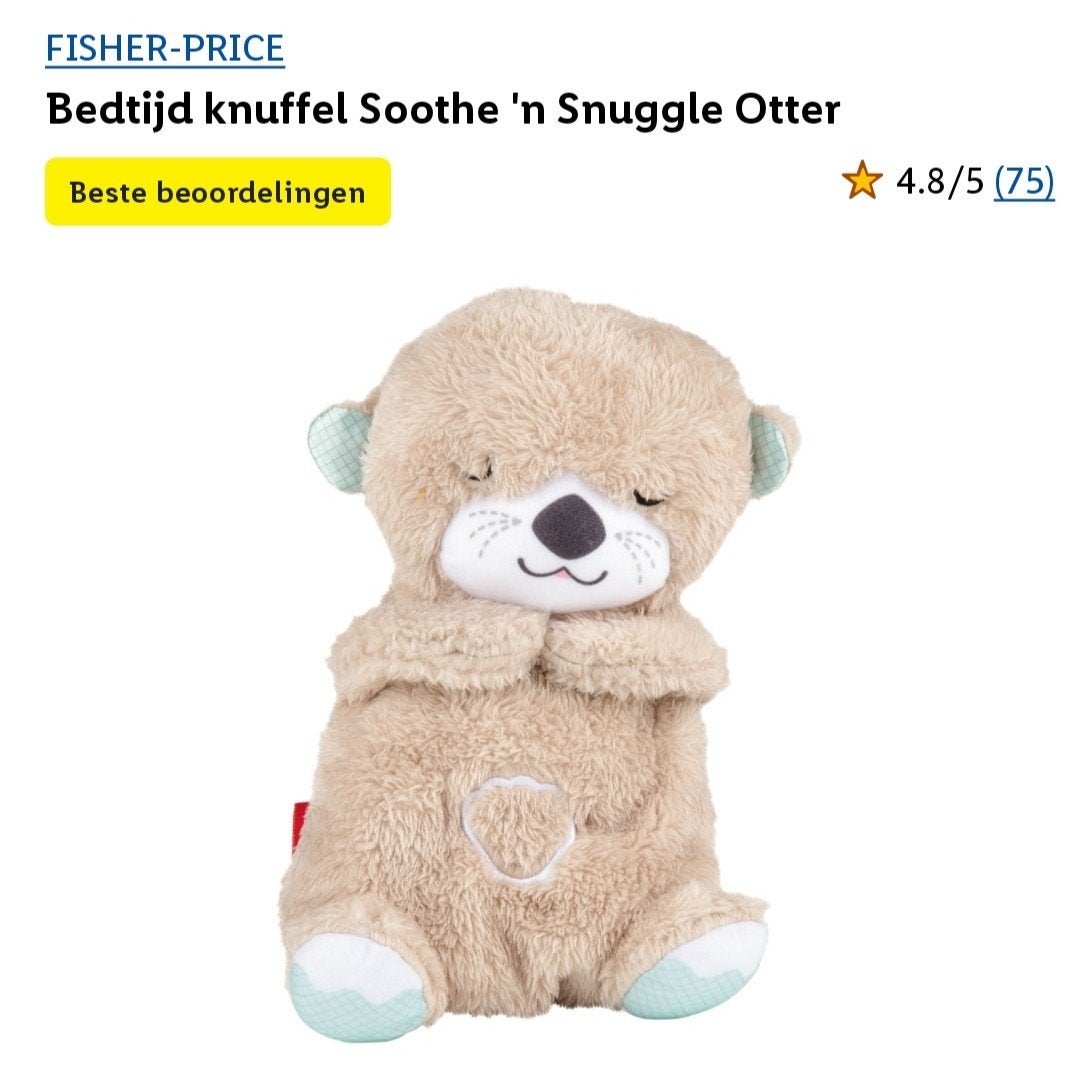 Fisher-Price Soothe 'n Snuggle Slummer-Otter, Ophalen, Zo goed als nieuw, Overige typen, Met licht