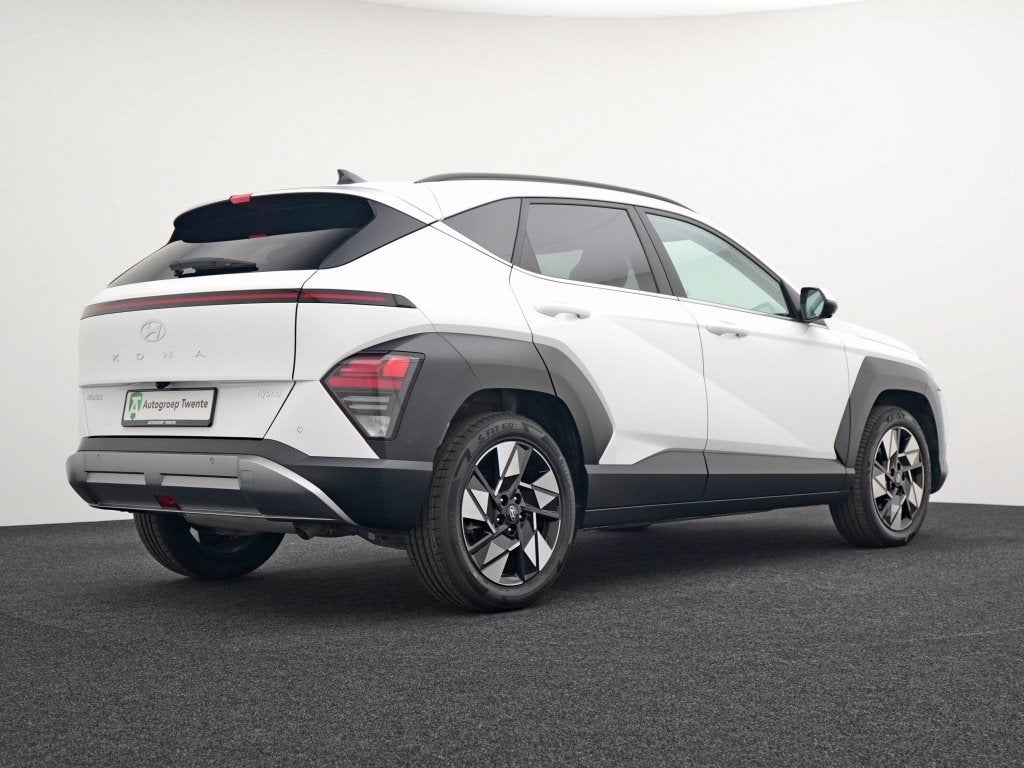 Hyundai KONA 1.6 GDI HEV Premium | Private lease 579 pm | Cr, Auto's, Gebruikt, Wit, Leder, SUV of Terreinwagen