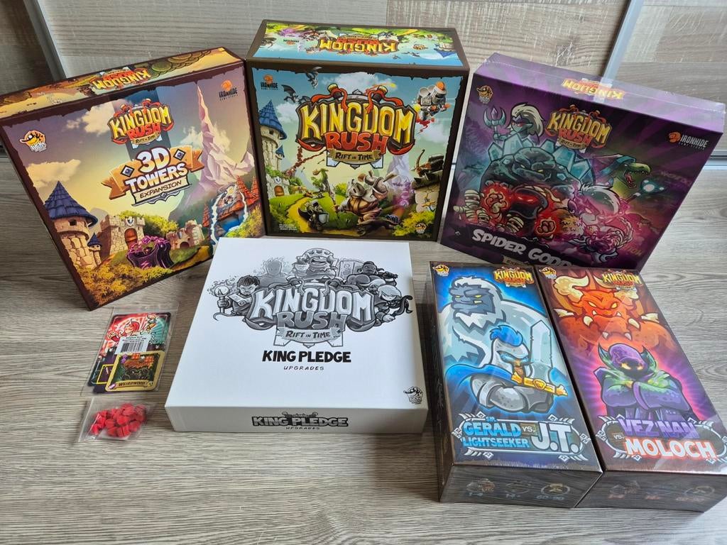 Kingdom Rush - Rift in Time - Kickstarter editie, Hobby en Vrije tijd, Gezelschapsspellen | Bordspellen, Ophalen of Verzenden