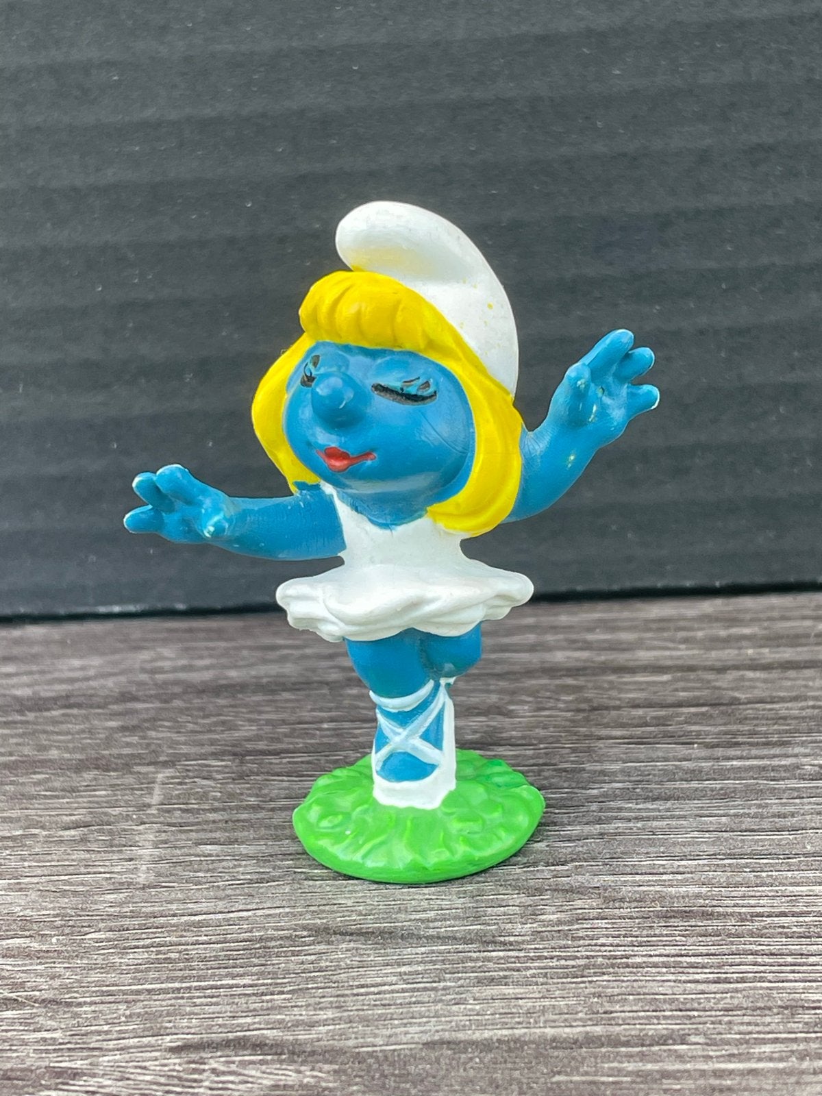 Smurfin ballerina figuur - Vintage Smurfen beeldje, Ophalen of Verzenden, Gebruikt, Smurfin, Poppetje, Figuurtje of Knuffel