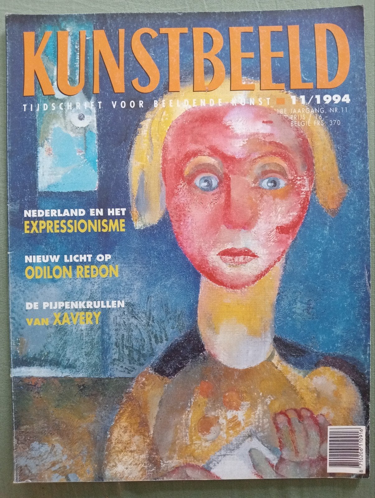 Kunstbeeld Tijdschrift 11/1994 - Nederland en Expressionisme, Ophalen of Verzenden, Gelezen, Overige onderwerpen, Diverse auteurs