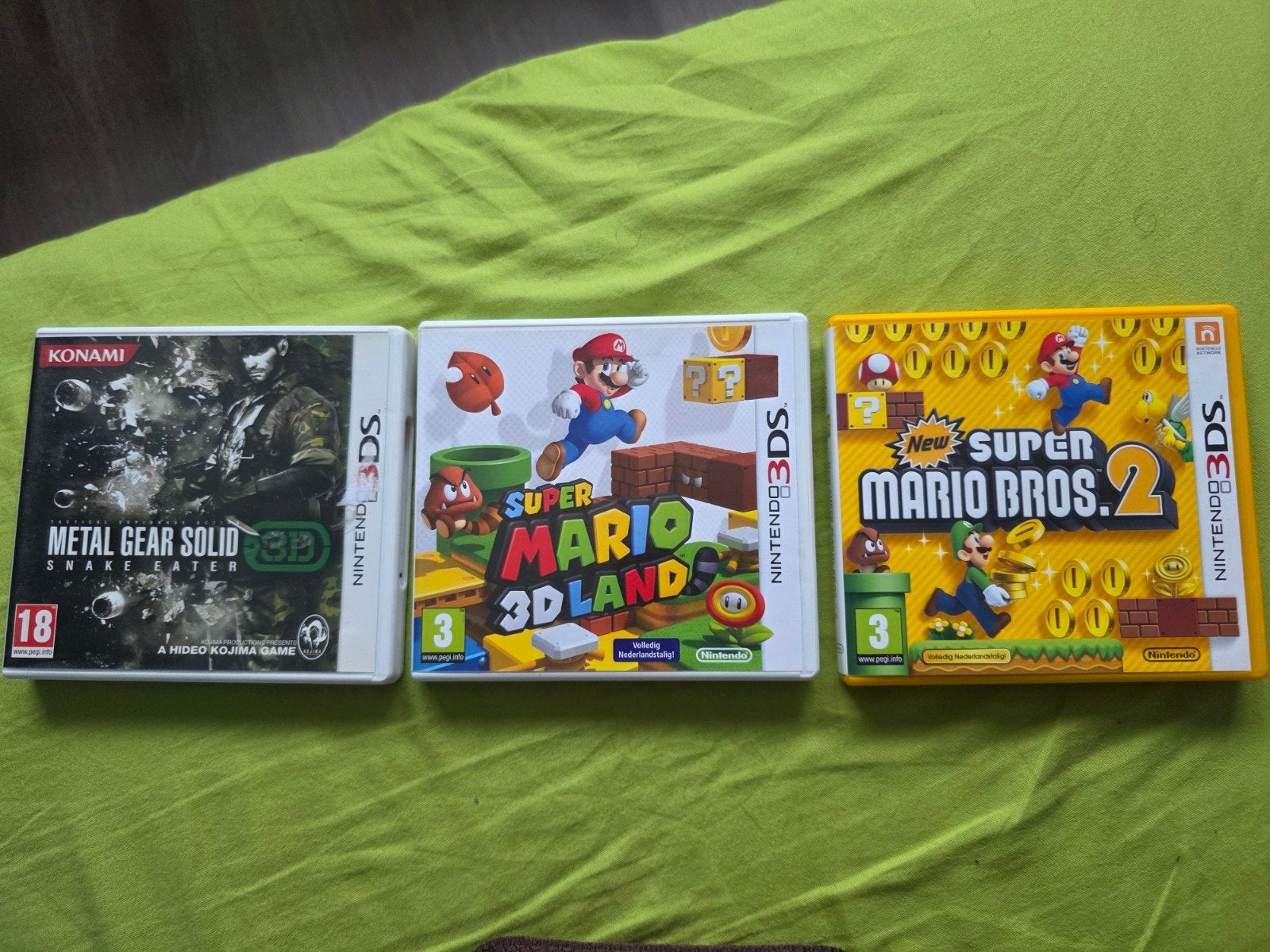 Nintendo 3DS Games: Super Mario, Metal Gear Solid, Spelcomputers en Games, 1 speler, Ophalen of Verzenden, Zo goed als nieuw, Vanaf 3 jaar