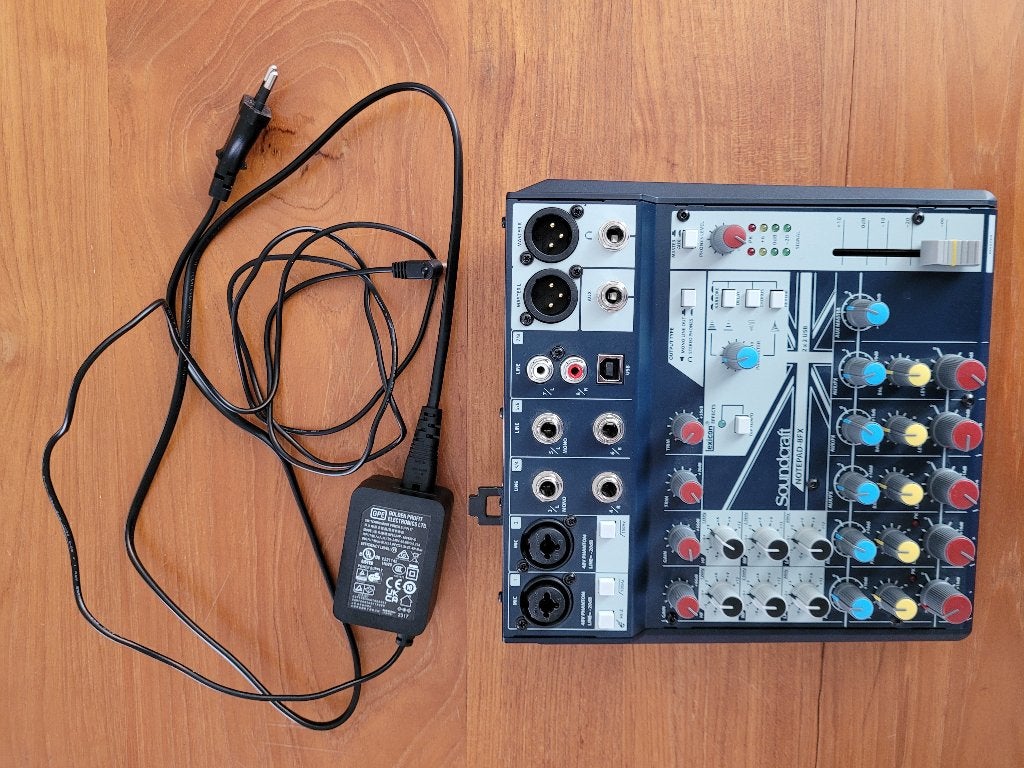Soundcraft Notepad-8FX Mixer met USB Audio Interface, Muziek en Instrumenten, Ophalen of Verzenden, Zo goed als nieuw, 5 tot 10 kanalen
