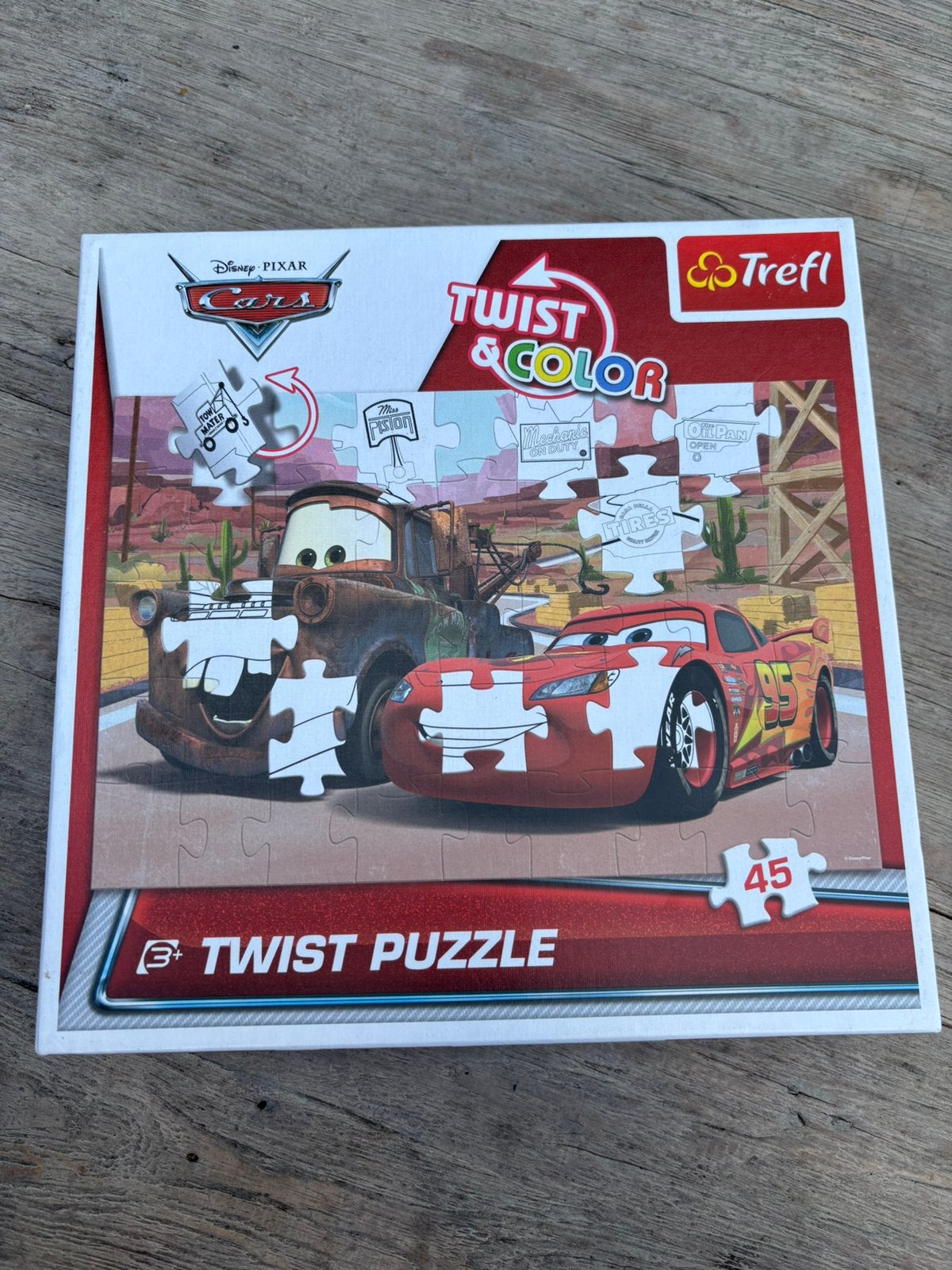 Cars twist puzzel, Kinderen en Baby's, Speelgoed | Kinderpuzzels, Ophalen of Verzenden, Zo goed als nieuw