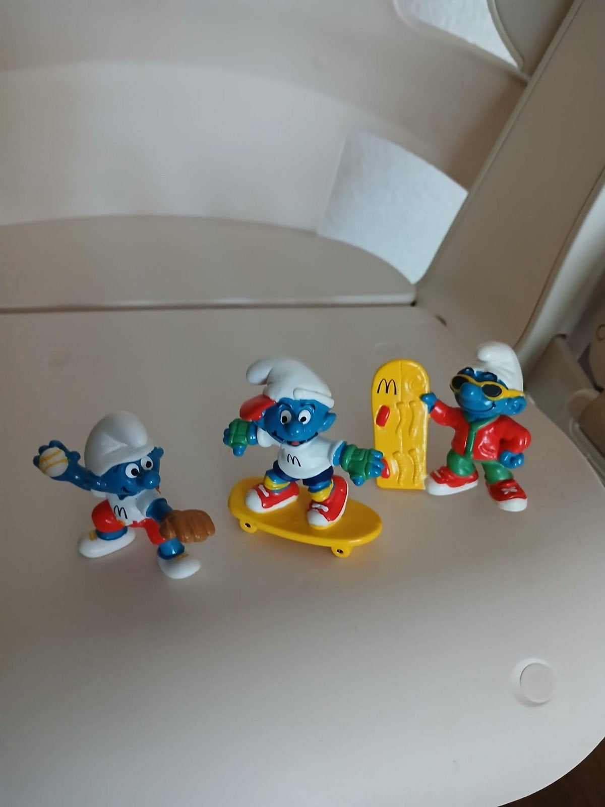 Smurfen 3 stuks McDonald's Peyo, Verzamelen, Ophalen of Verzenden, Zo goed als nieuw, Overige Smurfen, Poppetje, Figuurtje of Knuffel