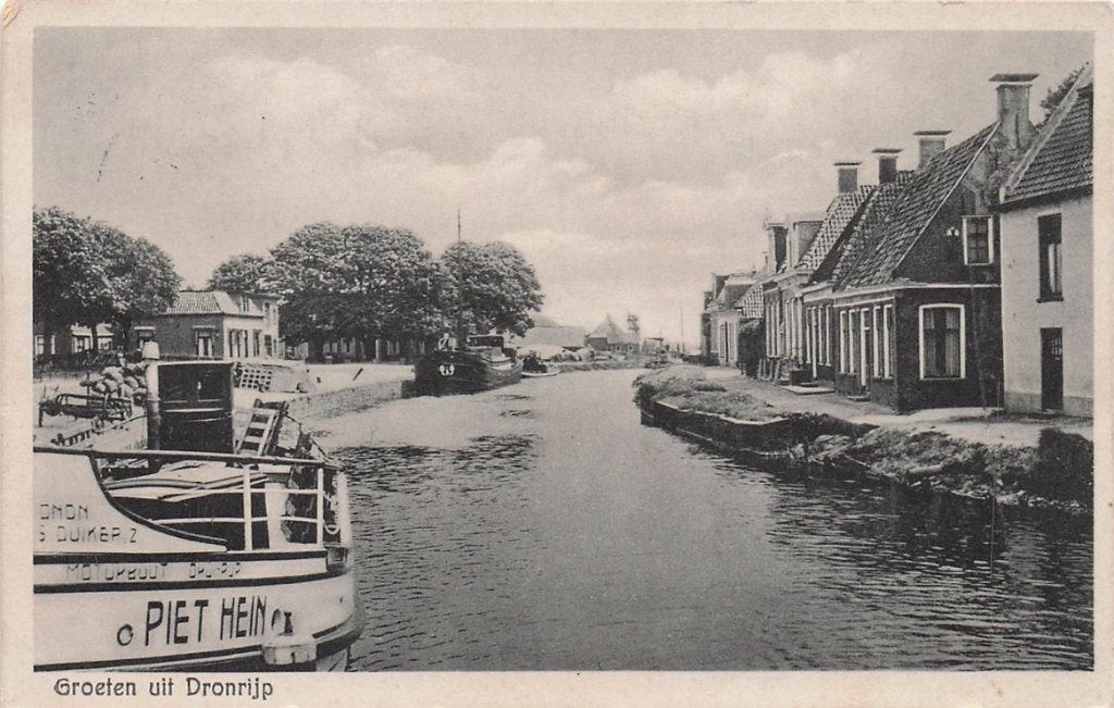 703-034-045 Dronrijp, Verzamelen, Ansichtkaarten | Nederland, Friesland, Voor 1920, Verzenden