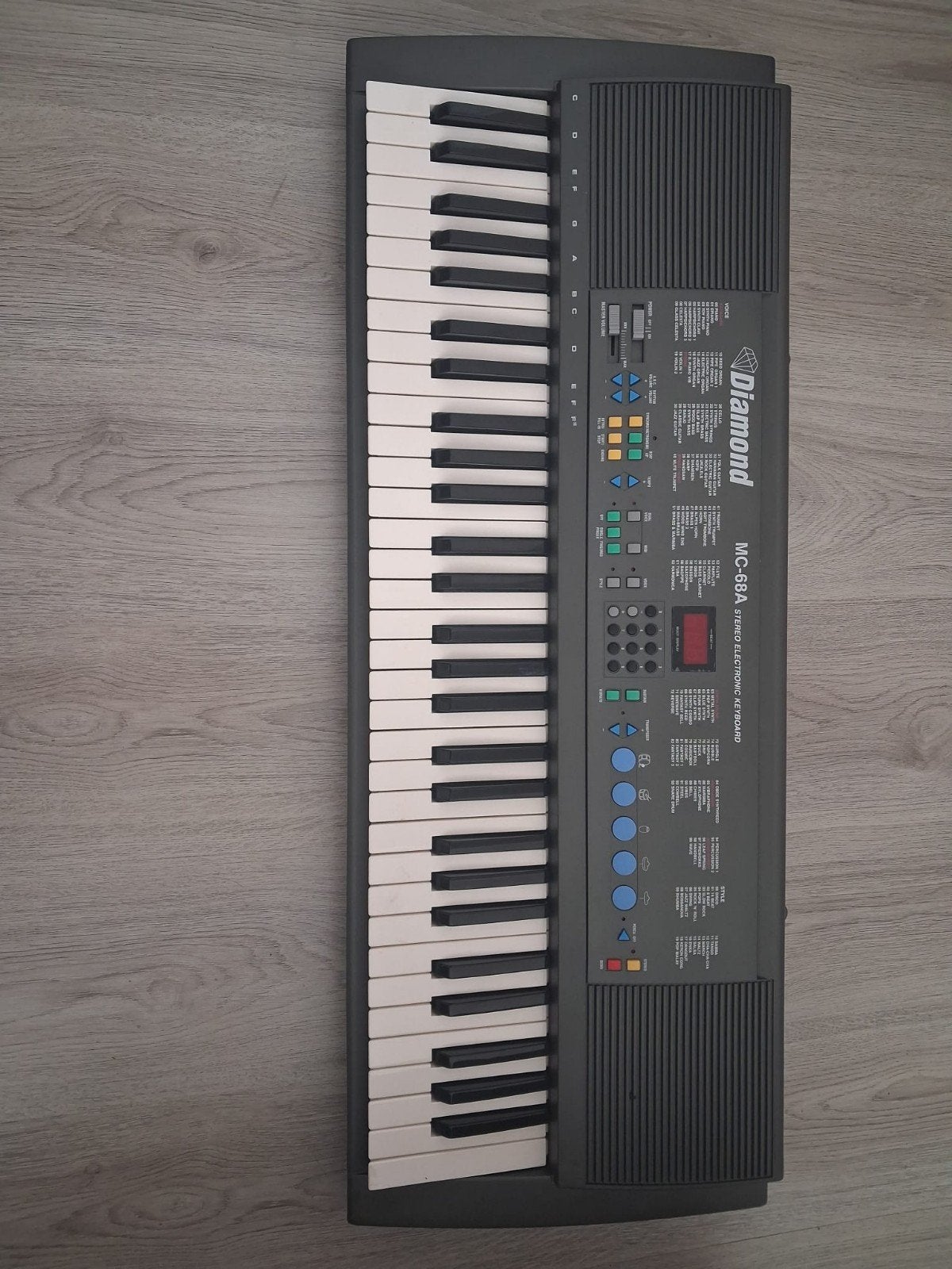 Diamond MC-68A Elektronisch Keyboard met Adapter, Ophalen, Gebruikt, 61 toetsen, Overige merken