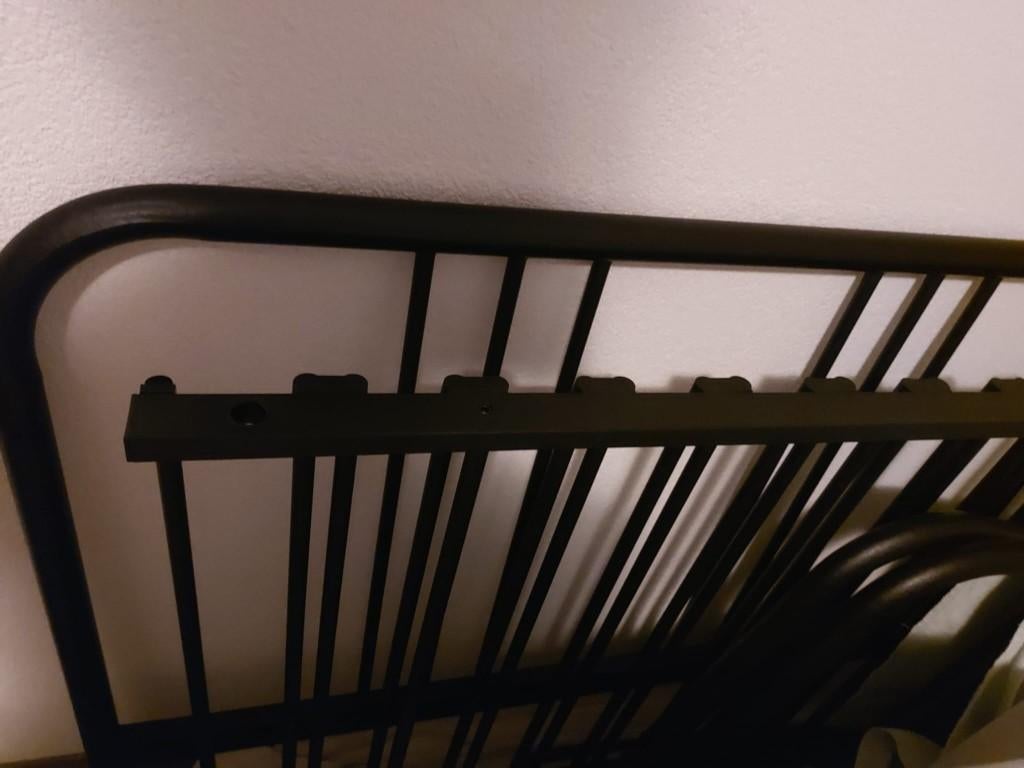 ikea 1persoons/2 persoonsbed Nieuw !!!, Huis en Inrichting, Slaapkamer | Bedden, Nieuw, Tweepersoons, 90 cm, 200 cm, Metaal, Zwart