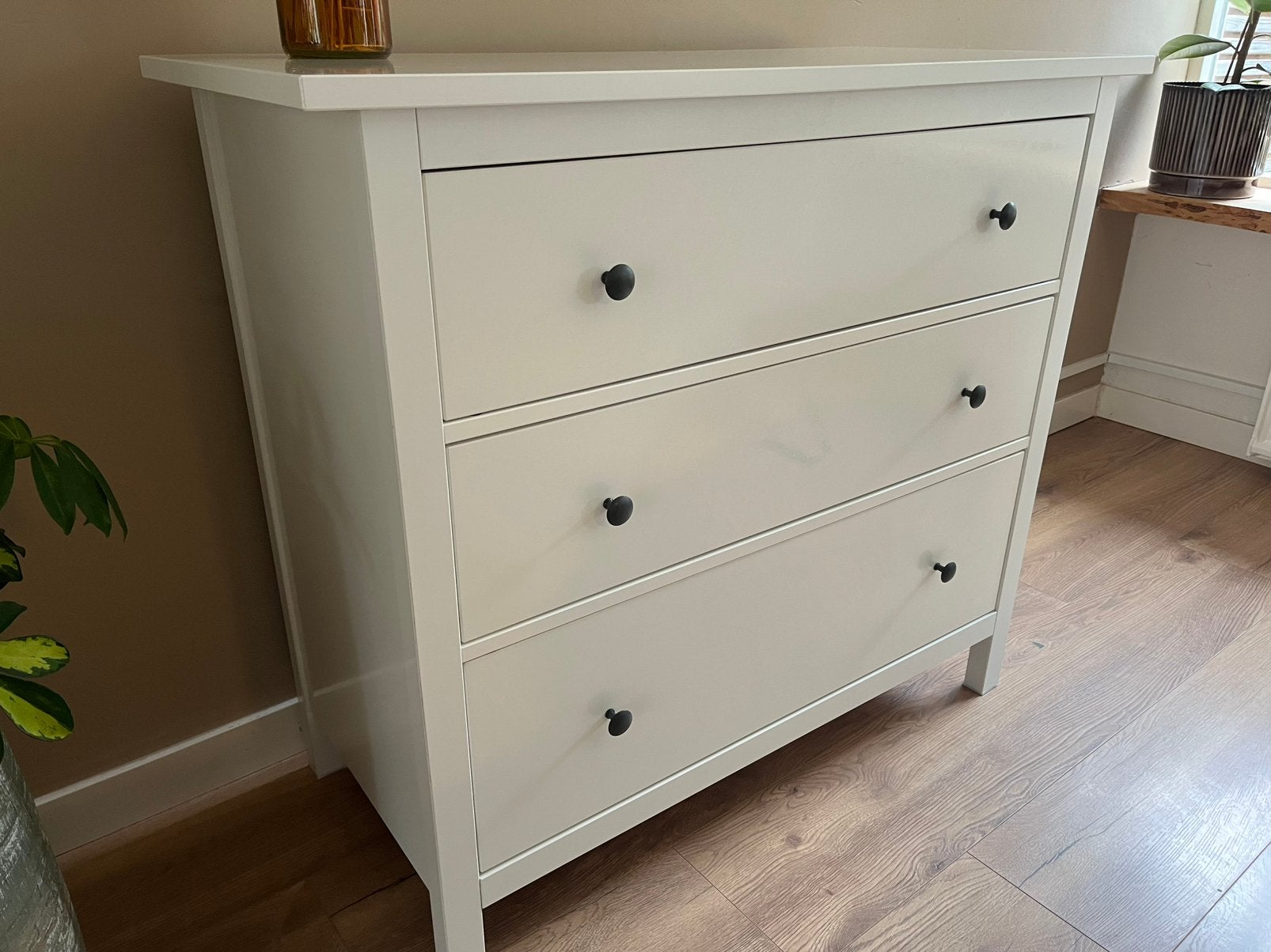 Mooie witte Hemnes ladekast/commode te koop!, Ophalen, 50 tot 70 cm, 90 tot 105 cm, 100 cm of meer