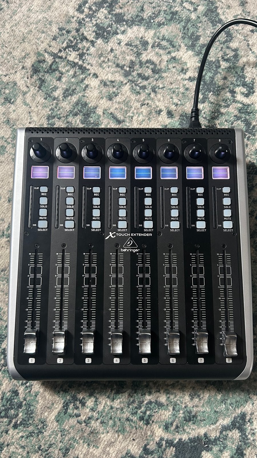 Behringer X-Touch Extender met draagtas, Ophalen of Verzenden, Zo goed als nieuw, 5 tot 10 kanalen