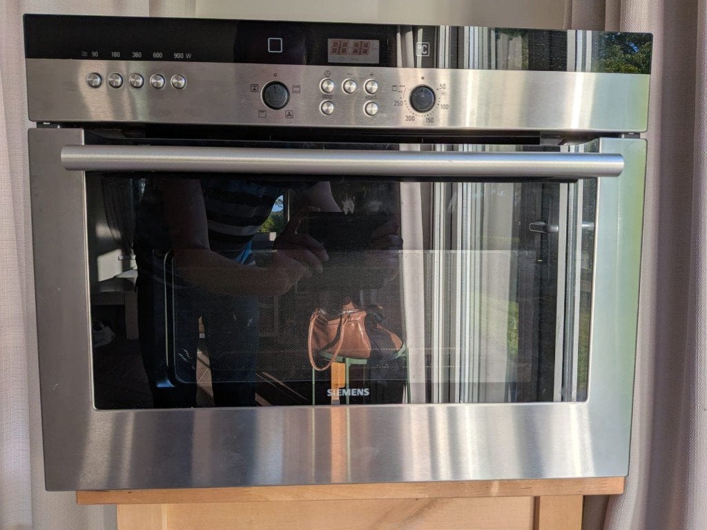 Siemens oven magnetron combi, Witgoed en Apparatuur, Ovens, Ophalen, 50 tot 55 cm, Gebruikt, Siemens