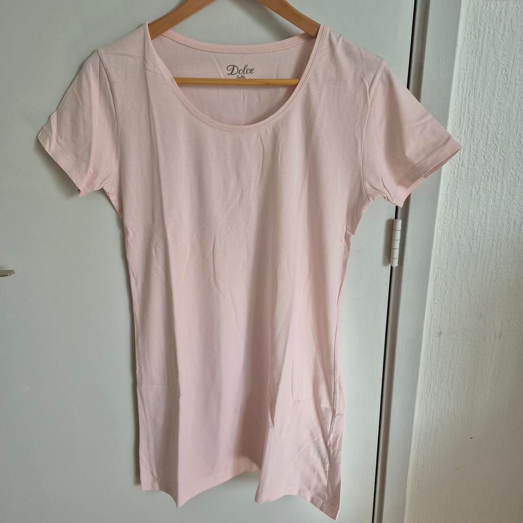 2x Dames Lange Shirtjes HEMA & DOLCE BELLA - XL, Maat 46/48 (XL) of groter, Ophalen of Verzenden, Lange mouw, Roze