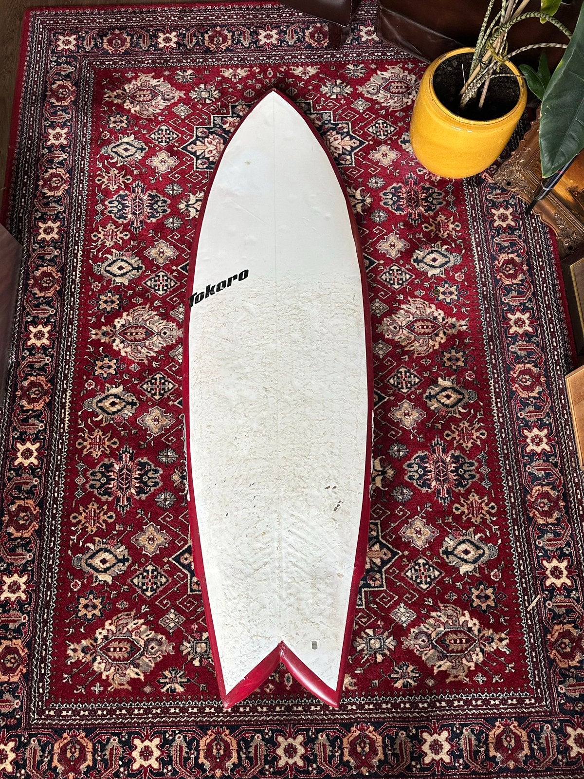 Tokoro Custom Quad Fish 5'8  (incl. Shapers Carbon Fins), Watersport en Boten, Ophalen, Gebruikt, Shortboard, Met vinnen