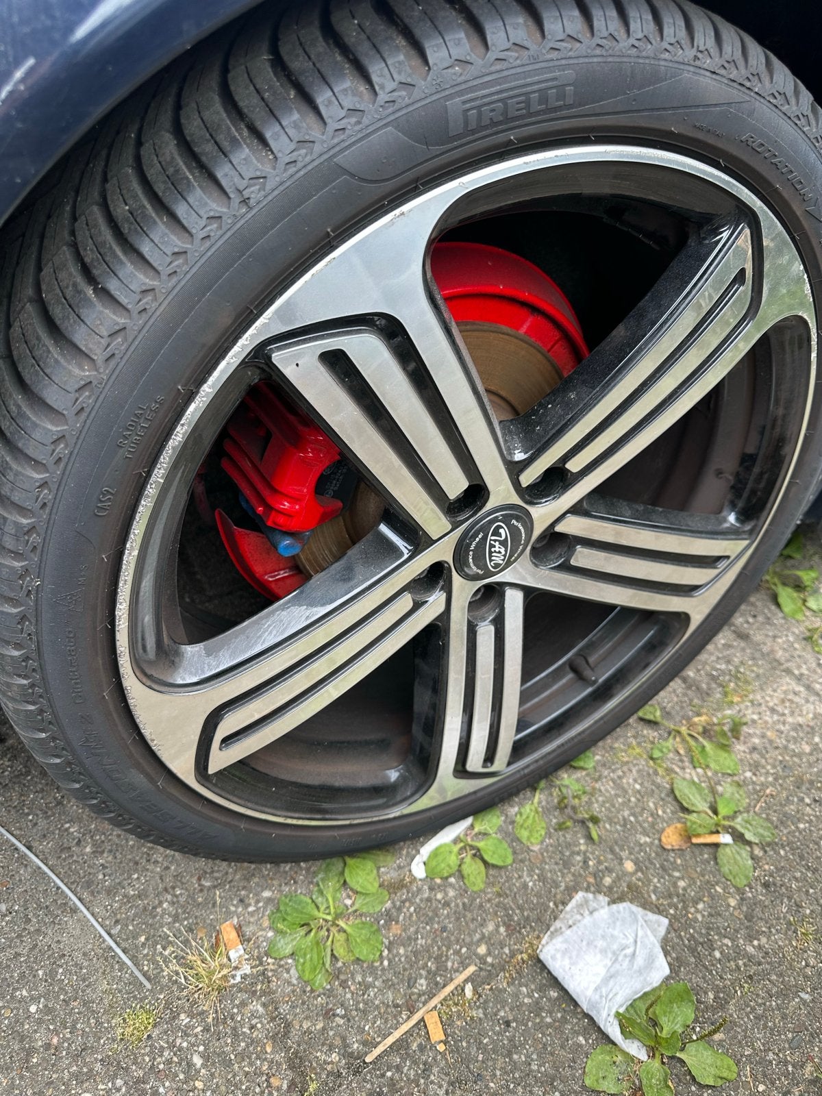 Ford Performance 19 inch velgen + Pirelli 245/35R19, Auto-onderdelen, Ophalen, Gebruikt