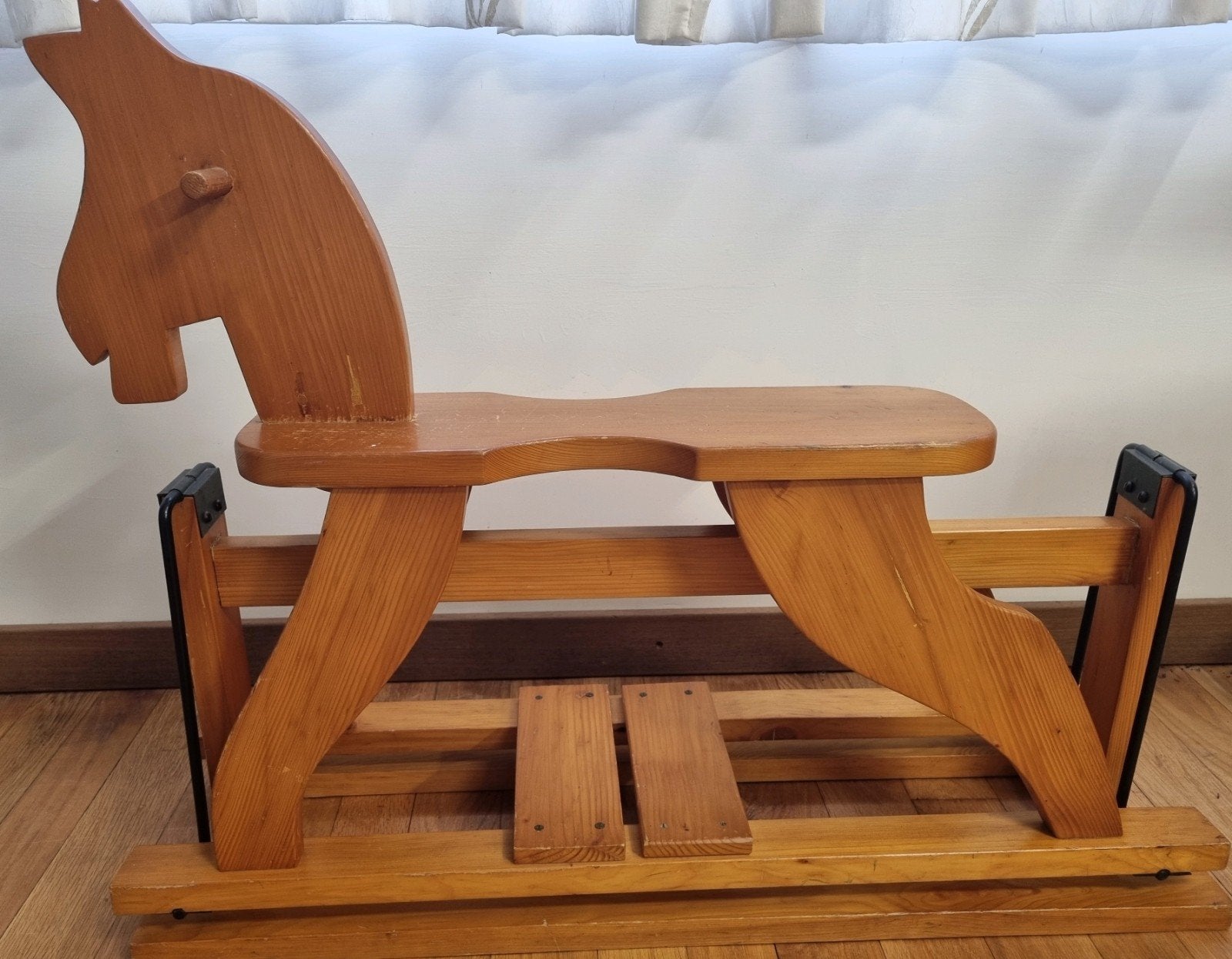 Houten hobbelpaard Vintage paard, Kinderen en Baby's, Speelgoed | Houten speelgoed, Ophalen, Gebruikt