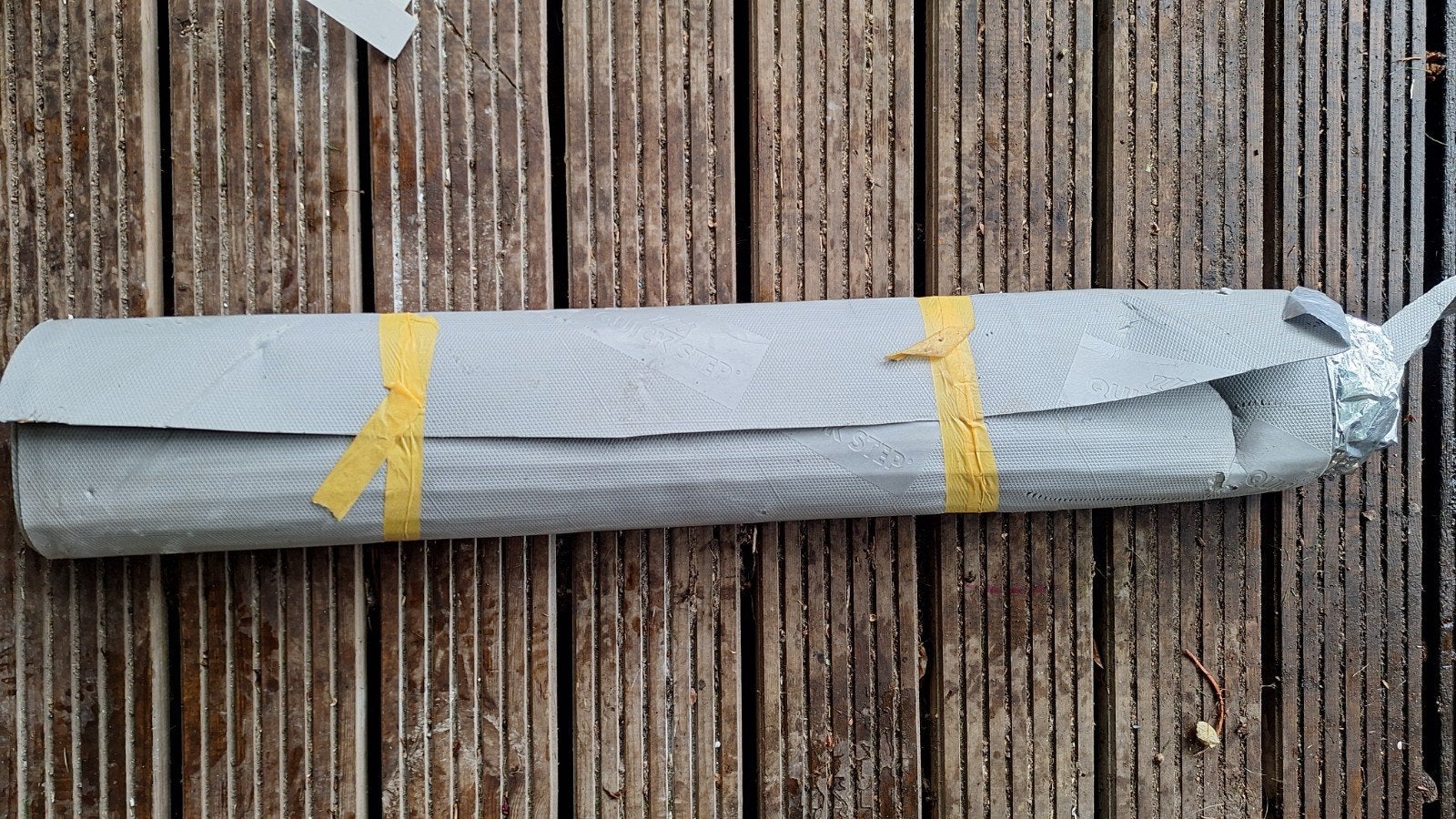 Quickstep ondervloer 4m x 1m, Ophalen, 100 tot 150 cm, Grijs, Rechthoekig