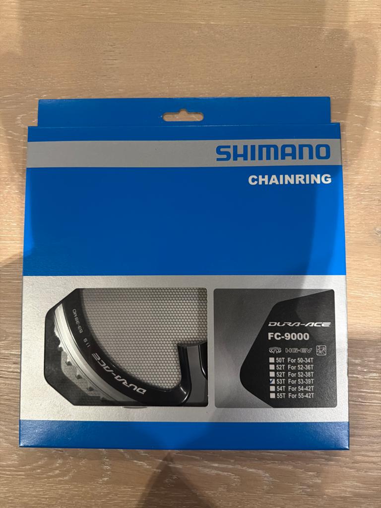 Shimano Dura-Ace FC-9000 Kettingblad 53T, Ophalen of Verzenden, Zo goed als nieuw, Derailleur of Ketting, Aluminium