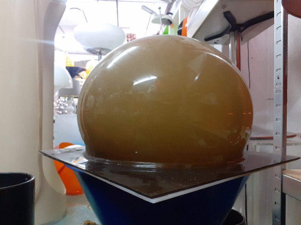 space age decoratie kunststof bol jaren 70 retro vintage, Gebruikt, Kunststof, Decoratieobject, ?