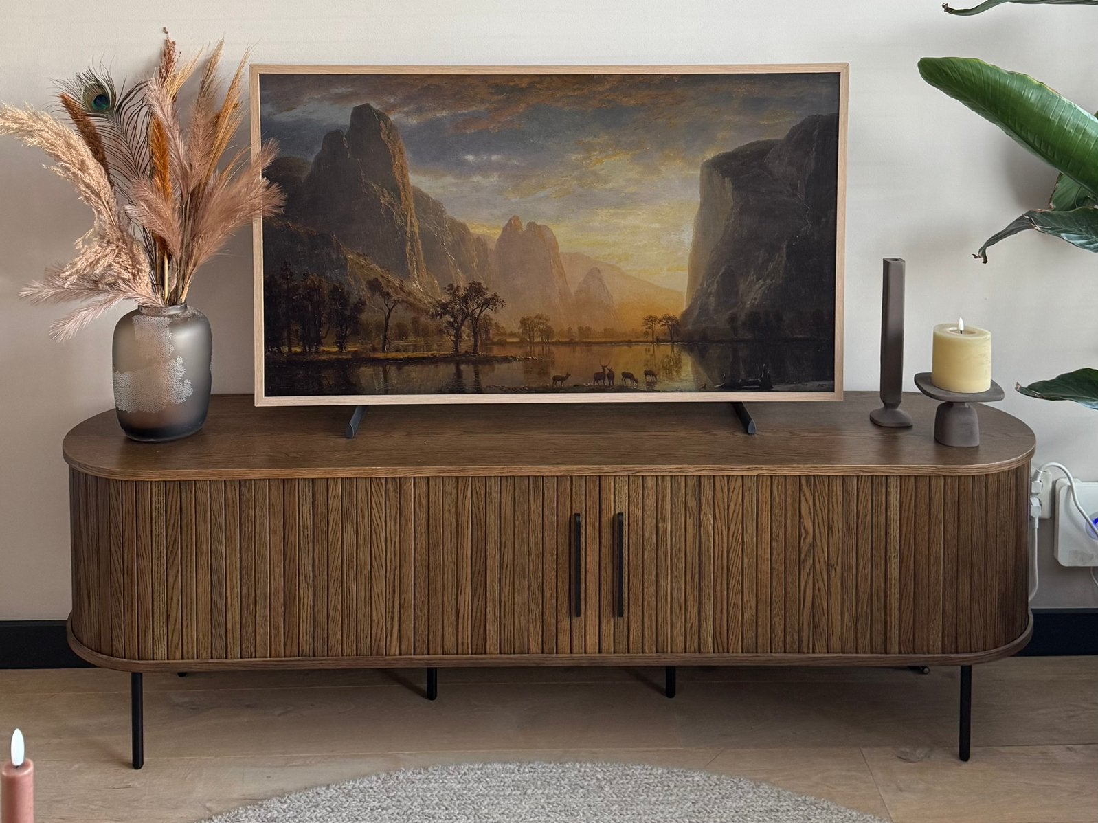Dressoir, Ophalen, 150 tot 200 cm, Zo goed als nieuw, 25 tot 50 cm
