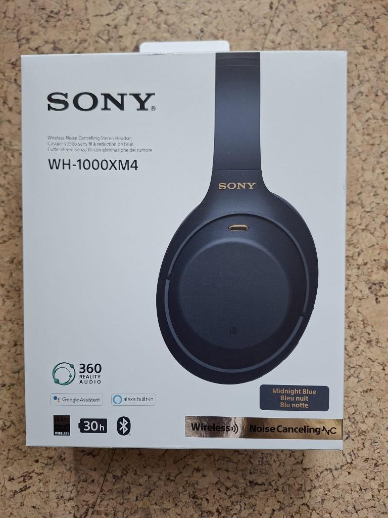 Sony WH-1000XM4 - Noise Canceler/Draadloze koptelefoon, Ophalen of Verzenden, Zo goed als nieuw, Sony, Draadloos