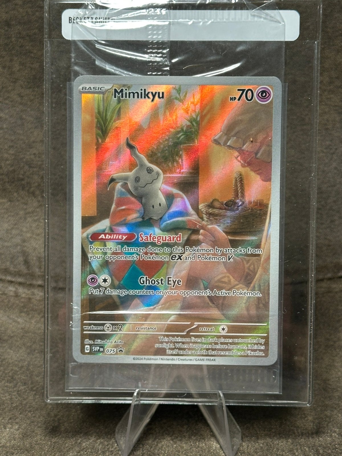 Mimikyu #75 075 SVP Sealed (Pokemon Promo) 83, Ophalen of Verzenden, Zo goed als nieuw