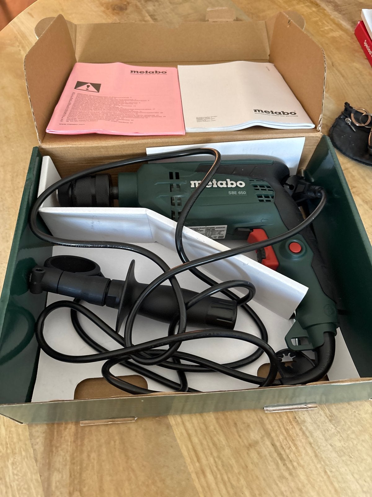 Metabo SBE 650 Klopboormachine - nieuw, Boormachine, 600 watt of meer, Nieuw, Ophalen of Verzenden
