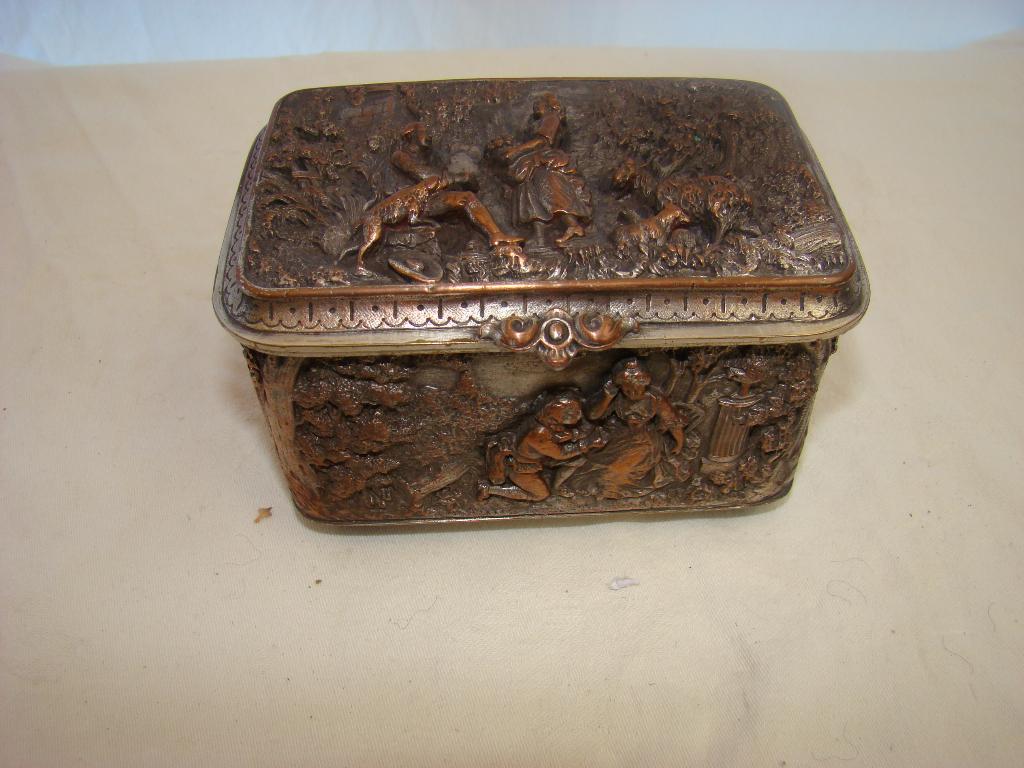 Juwelen kist ( Antiek, Antiek en Kunst, Ophalen of Verzenden