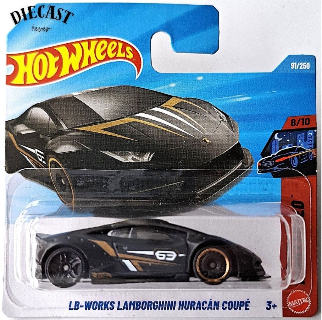 Hot Wheels LB-Works Lamborghini Huracan Coupe, Black, Hobby en Vrije tijd, Modelauto's | Overige schalen, Ophalen, Nieuw, Auto