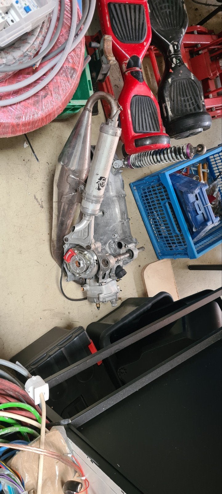 Malaguti F12 minarelli horizontaal blok 21pk, Fietsen en Brommers, Brommeronderdelen | Scooters, Ophalen, Gebruikt, Blok, Overige merken