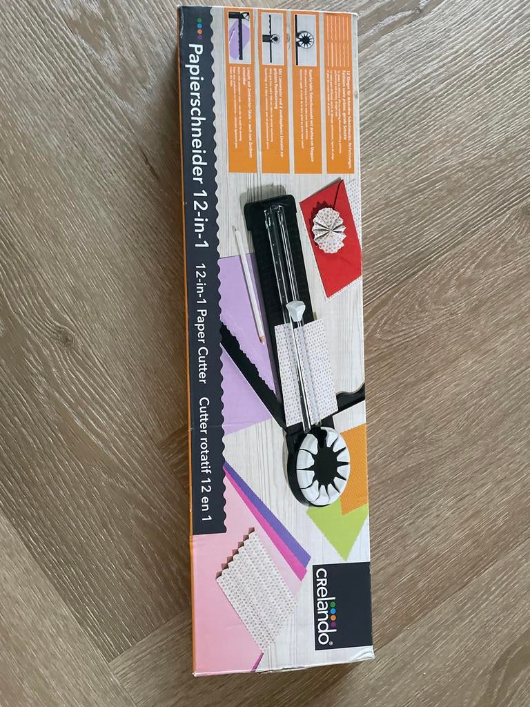 Crelando Papiersnijder 12-in-1 - Nieuw in doos, Ophalen of Verzenden, Zo goed als nieuw, Potlood of Stift