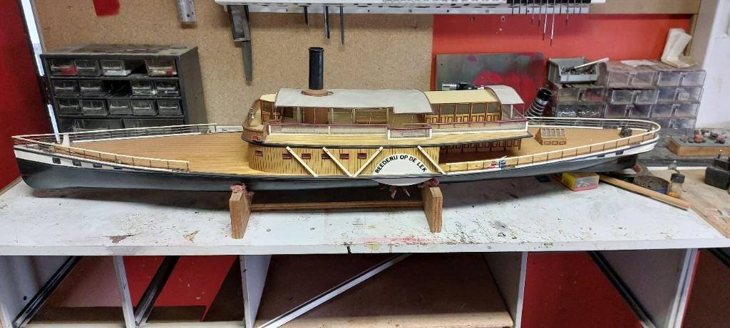 modelboot  Raderboot, Ophalen, Gebruikt, Groter dan 1:32, Overige merken