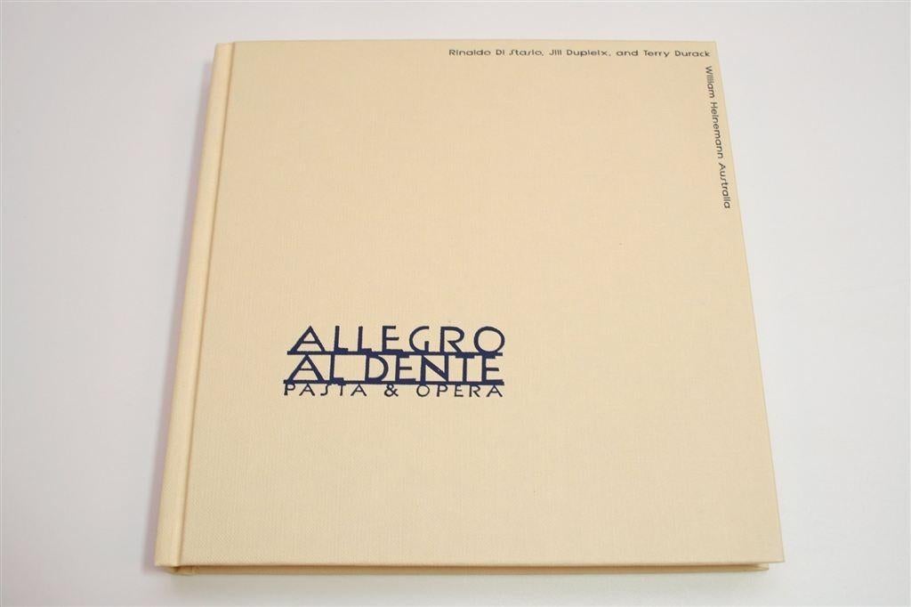 Allegro al Dente — Kookboek over Pasta & Opera [Met CD], Ophalen of Verzenden, Gelezen, Artiest