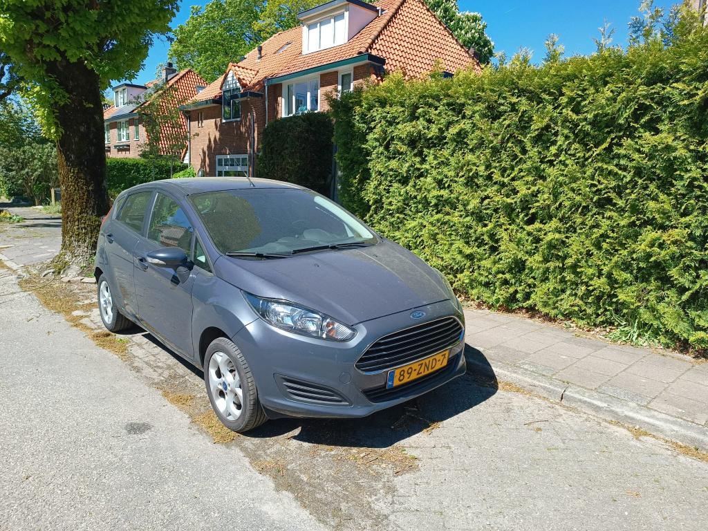Ford Fiësta 1.0 Ecoboost 65PK 2013 Midnight Sky, Auto's, Ford, 40 €/maand, 525 kg, Blauw, 23 km/l