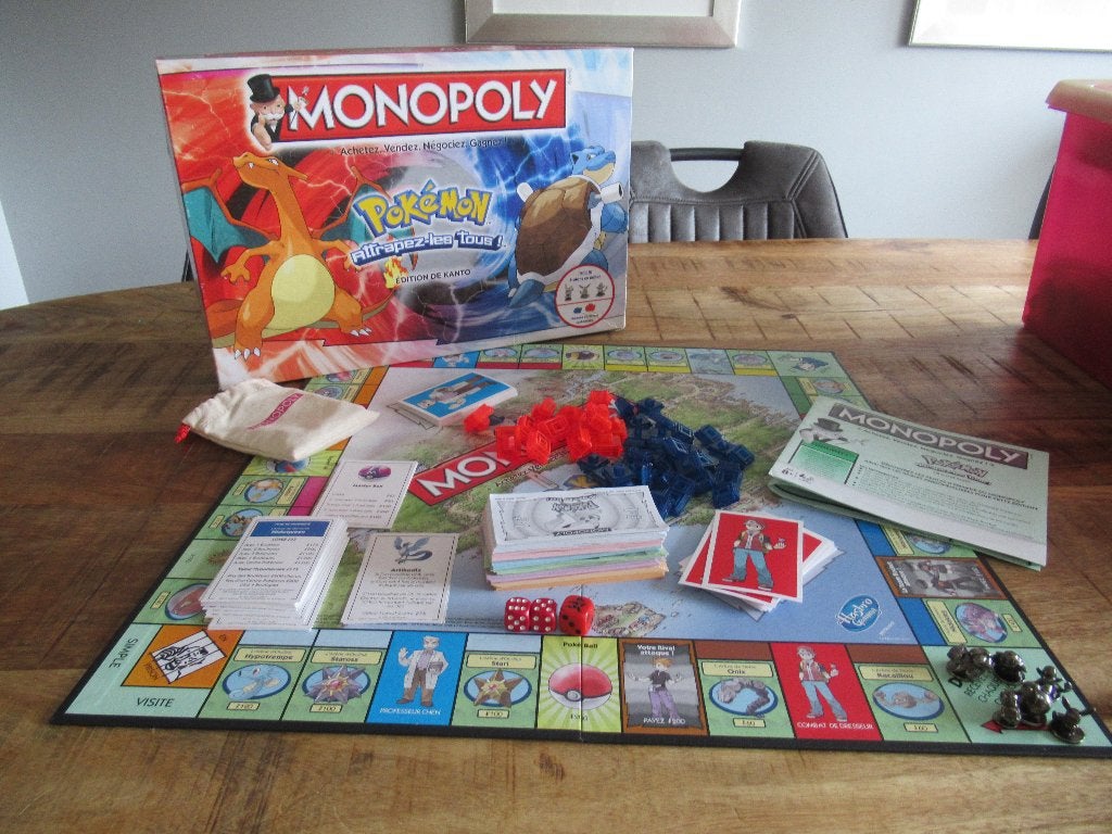 Als Nieuw Franse Monopoly Pokémon editie kanto, Ophalen of Verzenden, Zo goed als nieuw